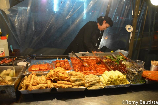 myeongdong street food